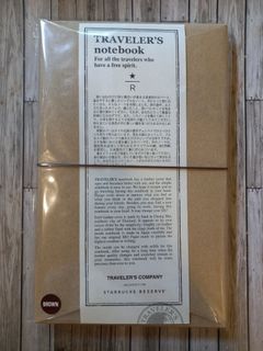 STARBUCKS RESERVE TOKYO × TRAVELER'S NOTEBOOK (Brown, Regular)