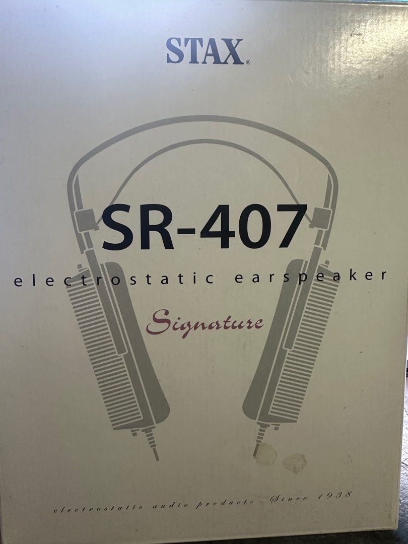 Stax SR-407, 音響器材, 頭戴式/罩耳式耳機- Carousell
