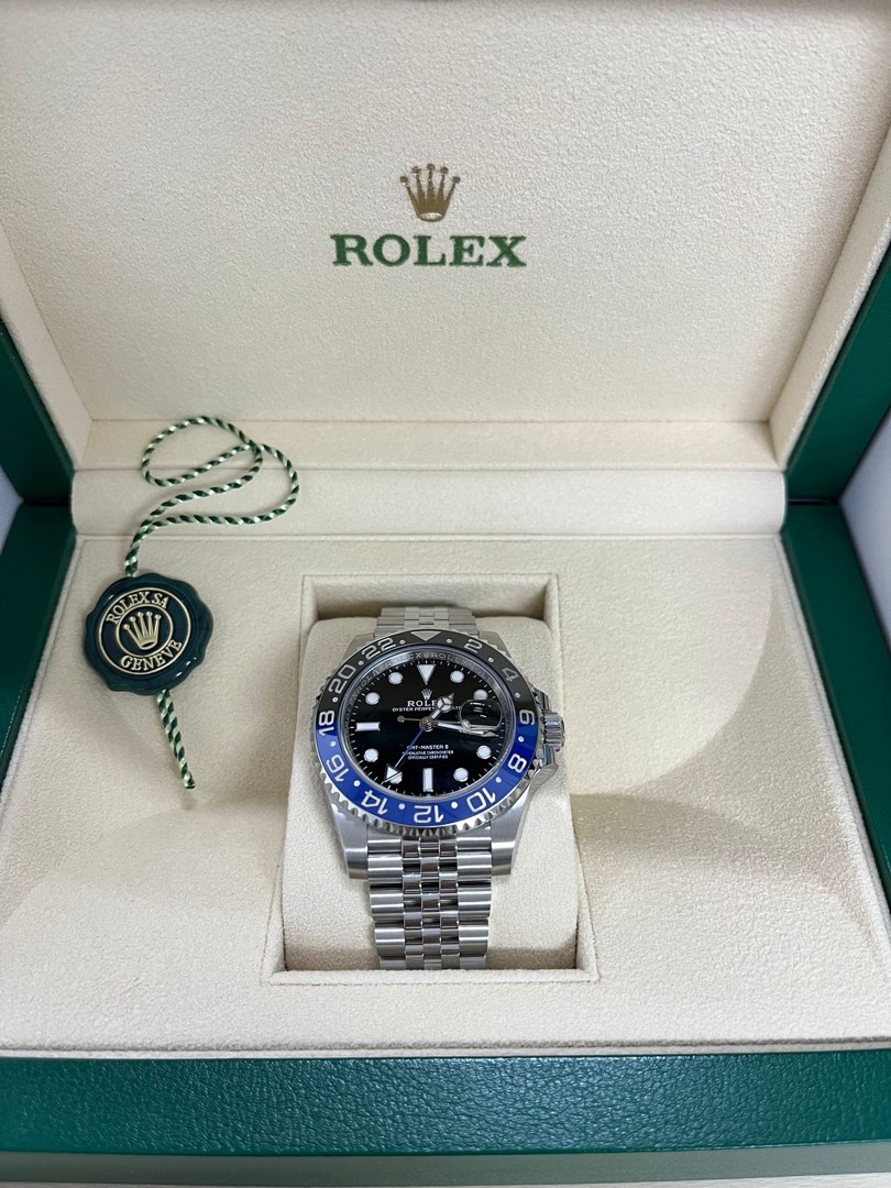 Gmt master 2 blue on sale black