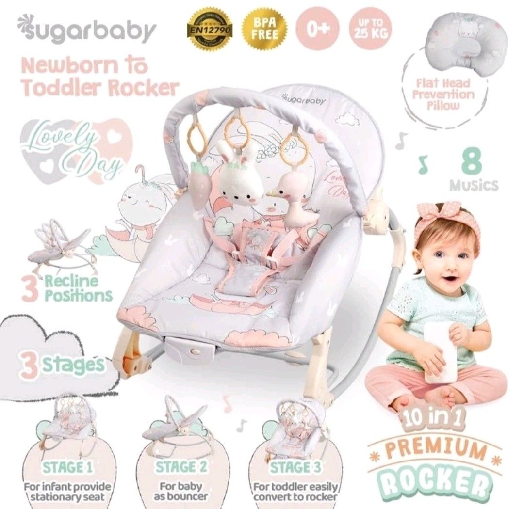 Bouncer sugar best sale baby rocker
