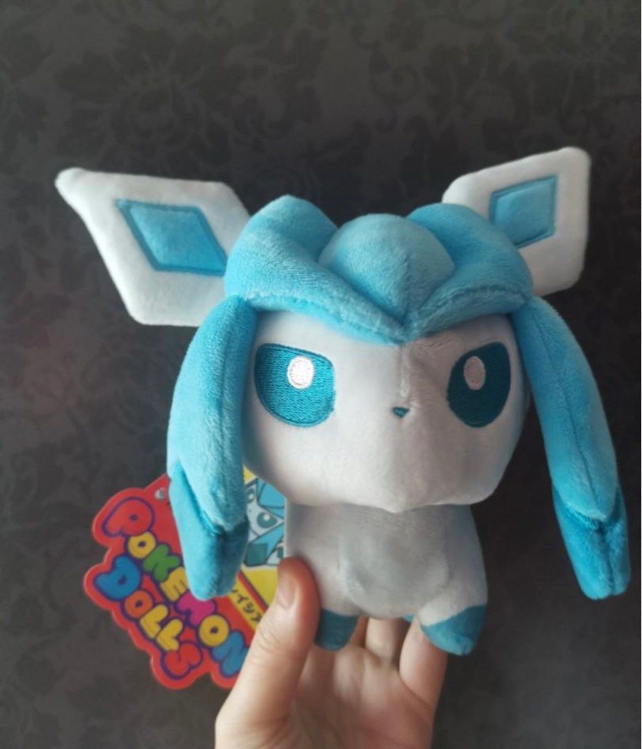 Super cute Authentic Pokemon Center Pokedoll Eevee Evolution glaceon soft toy plush plushie Babies Kids Infant Playtime on Carousell