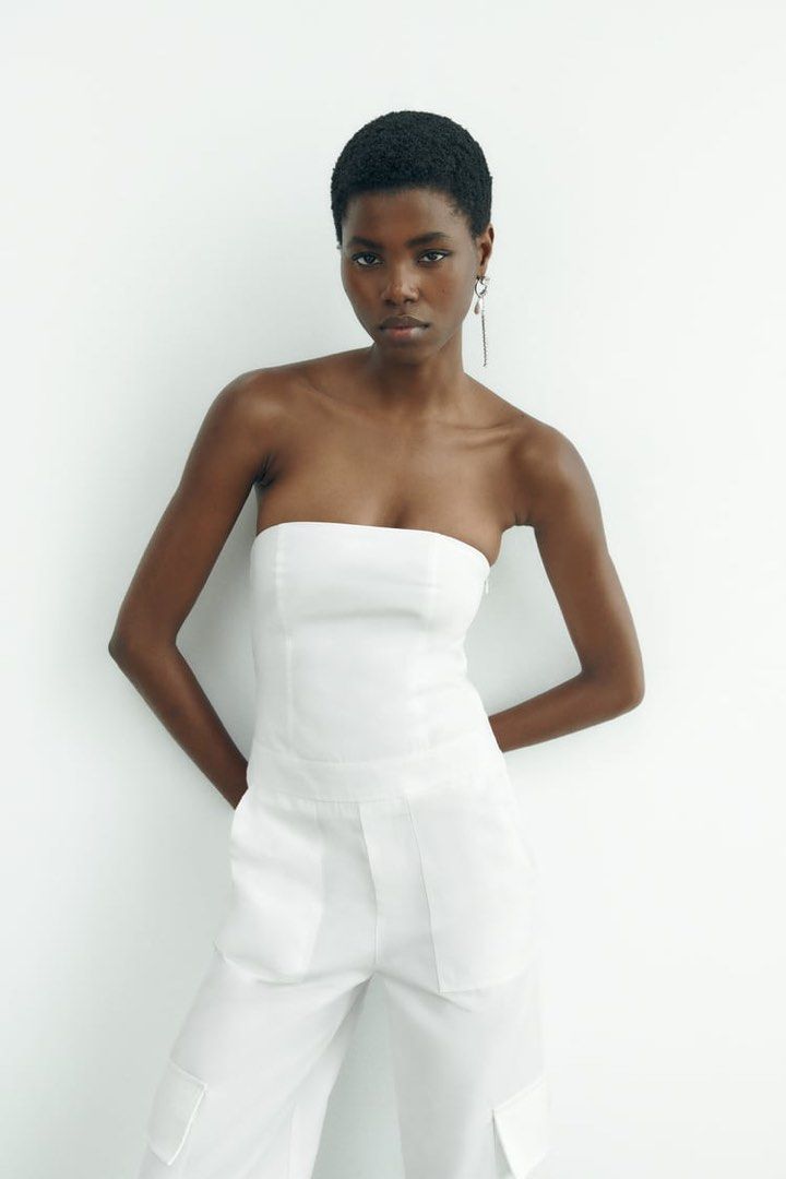 Zara jumpsuit sale sale