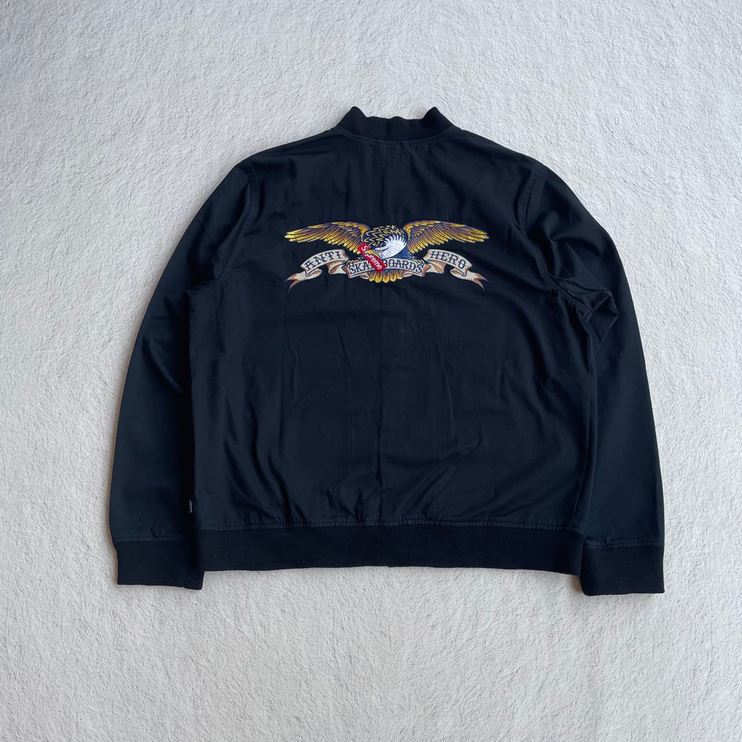Supreme antihero best sale bomber jacket