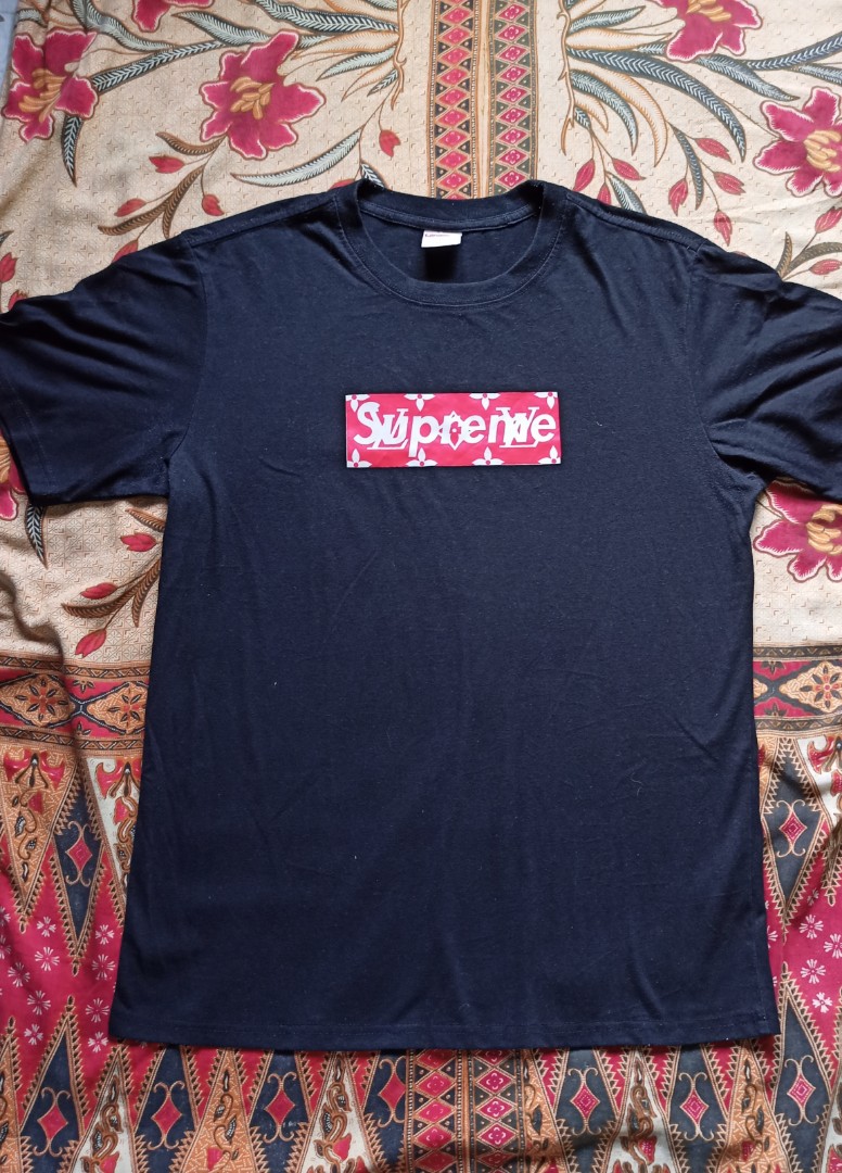 Supreme x LV shirt, Men's Fashion, Tops & Sets, Tshirts & Polo Shirts on  Carousell