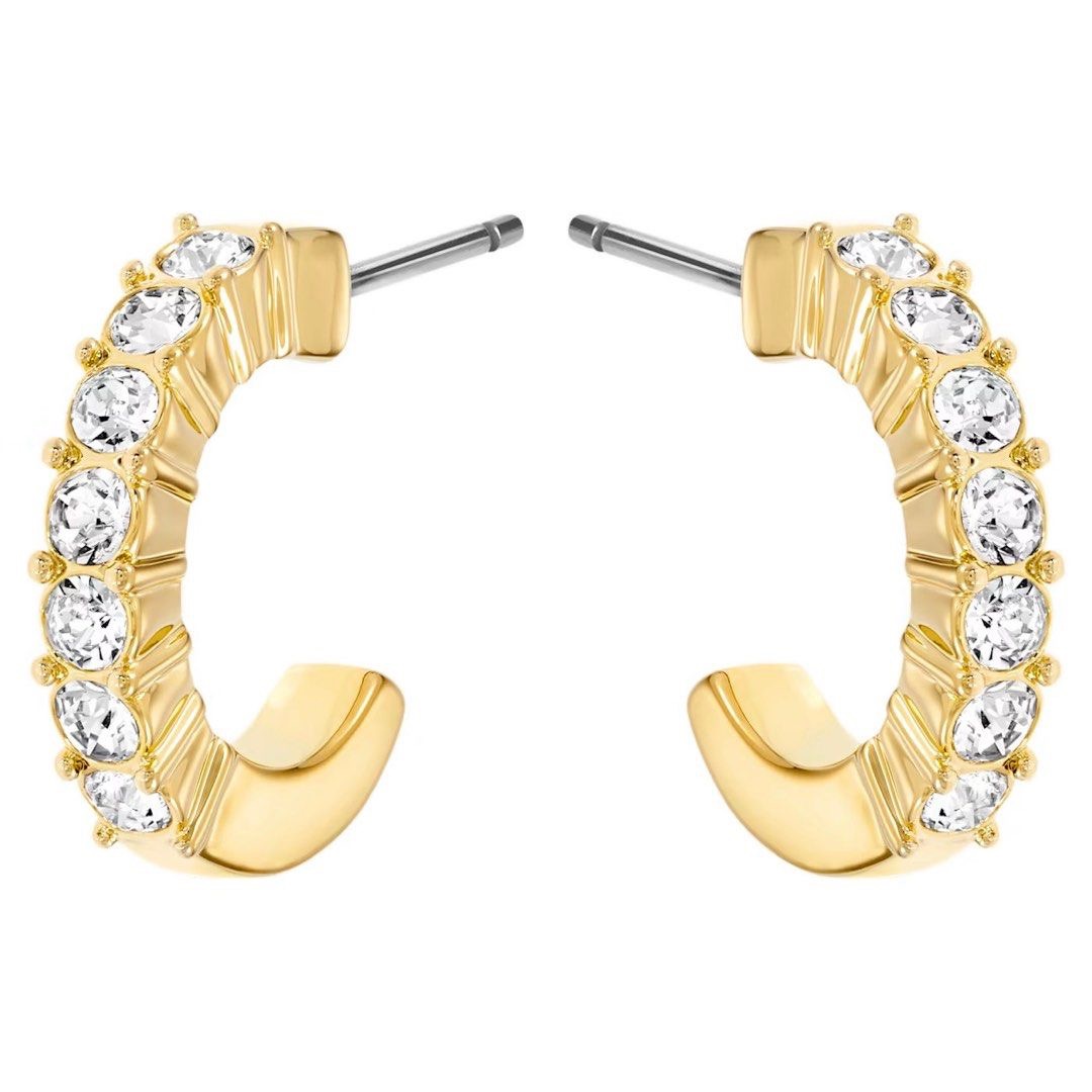 Cheap white shop gold hoop earrings