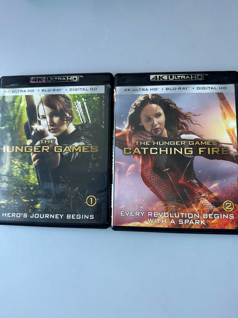 The Hunger Games 4K ultra blu ray, Hobbies & Toys, Music & Media, CDs & DVDs on Carousell