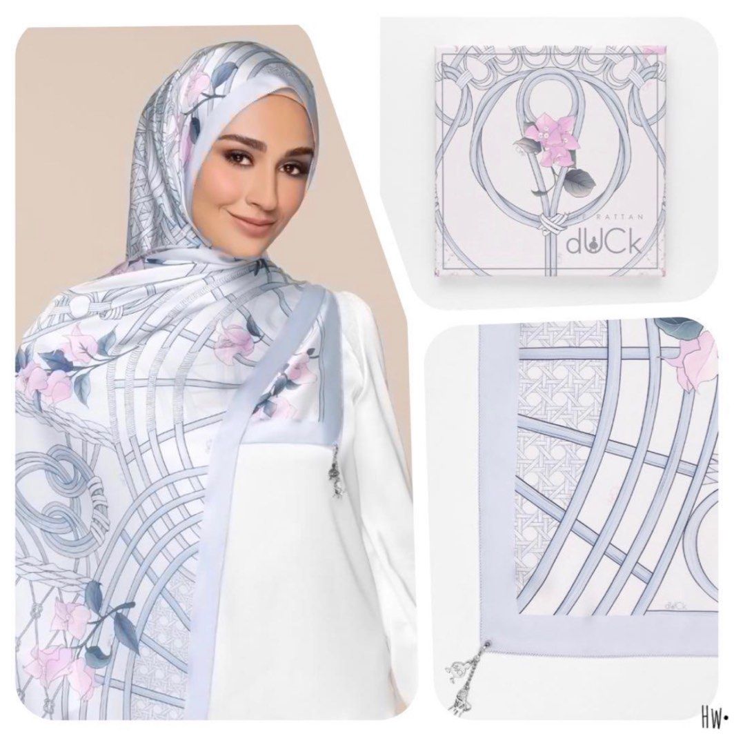 Tencel Duck Scarves Online Duck Shawls The Warisan DUCk Shawl In