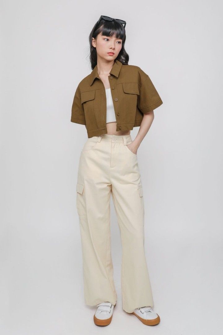 Tinsel cargo jacket store