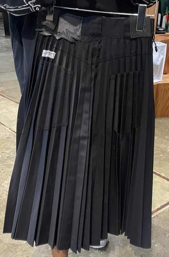 Toga Archives x Dickies Pleats Skirt （Black), 女裝, 褲＆半截裙