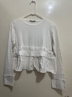 Top White Zara Ori