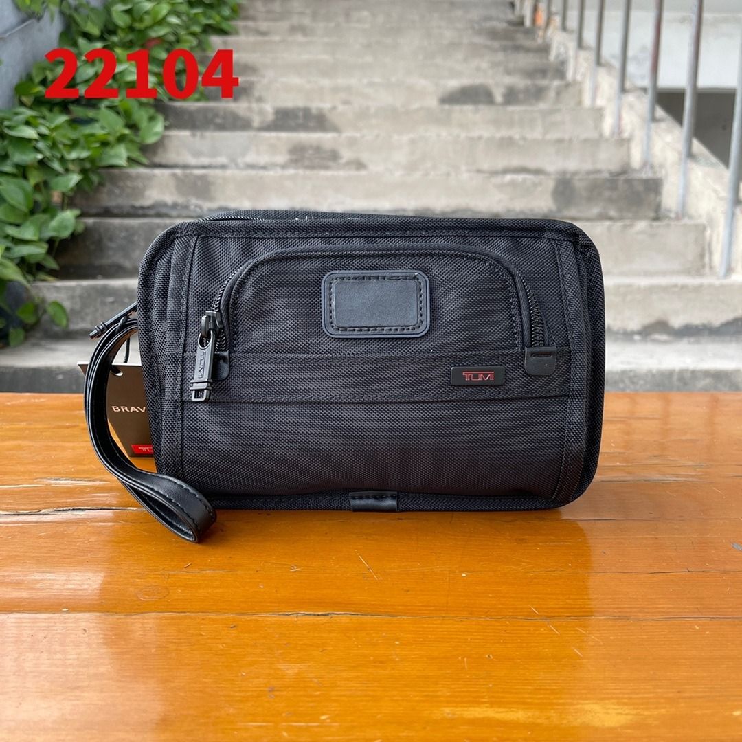 Tumi alpha leather organizer travel clutch sale