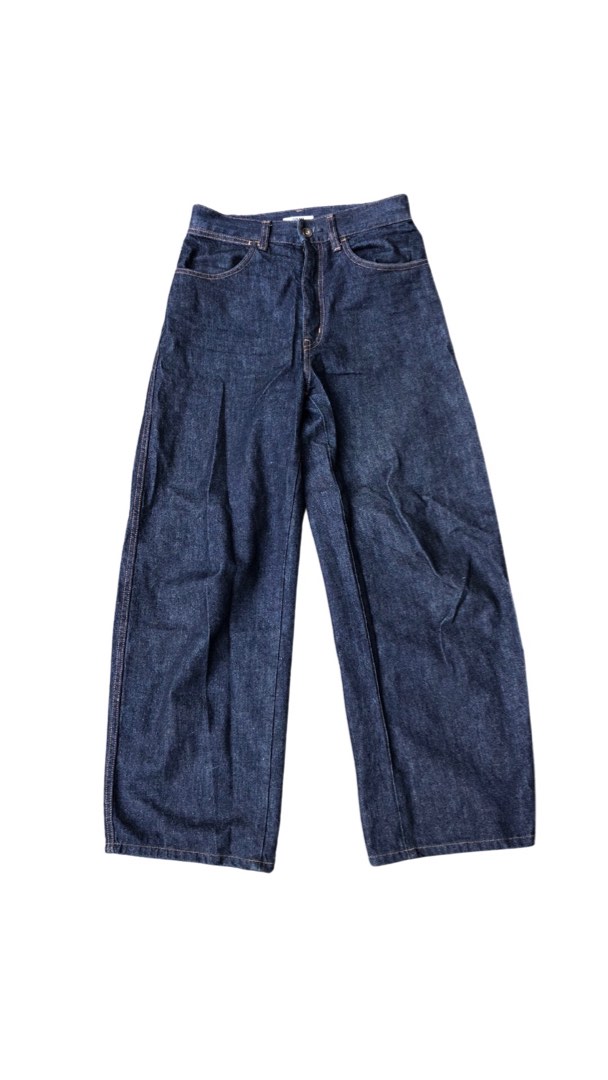 Uniqlo Baggy Pants, Fesyen Pria, Pakaian , Bawahan di Carousell