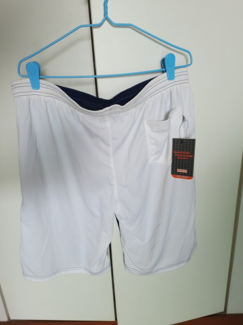 Unisex Quick dry or dry fit shorts w side and back pockets Blue