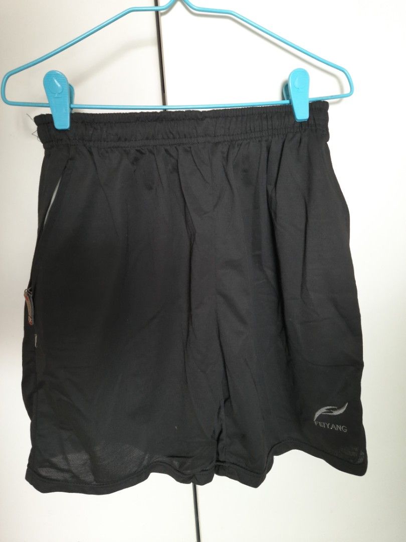 UNISEX QUICK dry or dry fit shorts w side and back pockets Blue