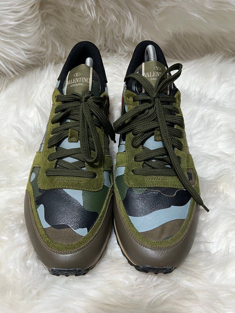 VALENTINO CAMOUFLAGE ROCKRUNNER Men s Fashion Footwear Sneakers