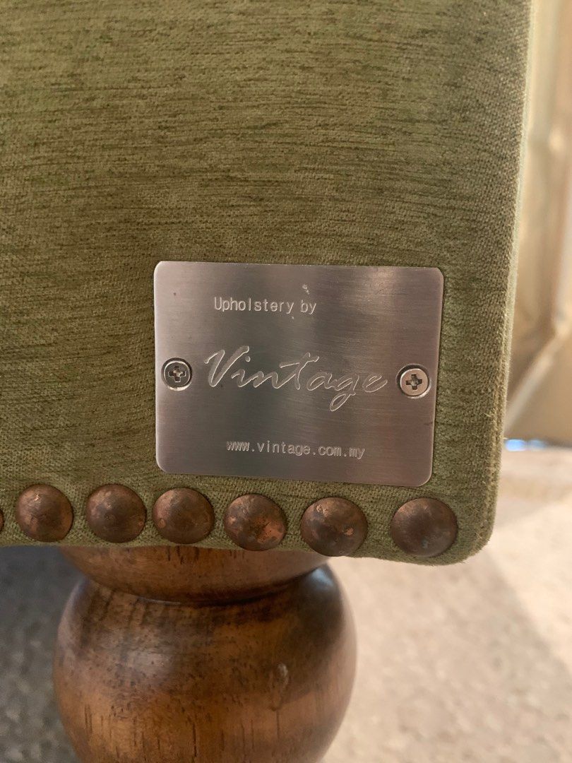 Vintage Victoria and Beckham English Armchair, Furniture & Home Living