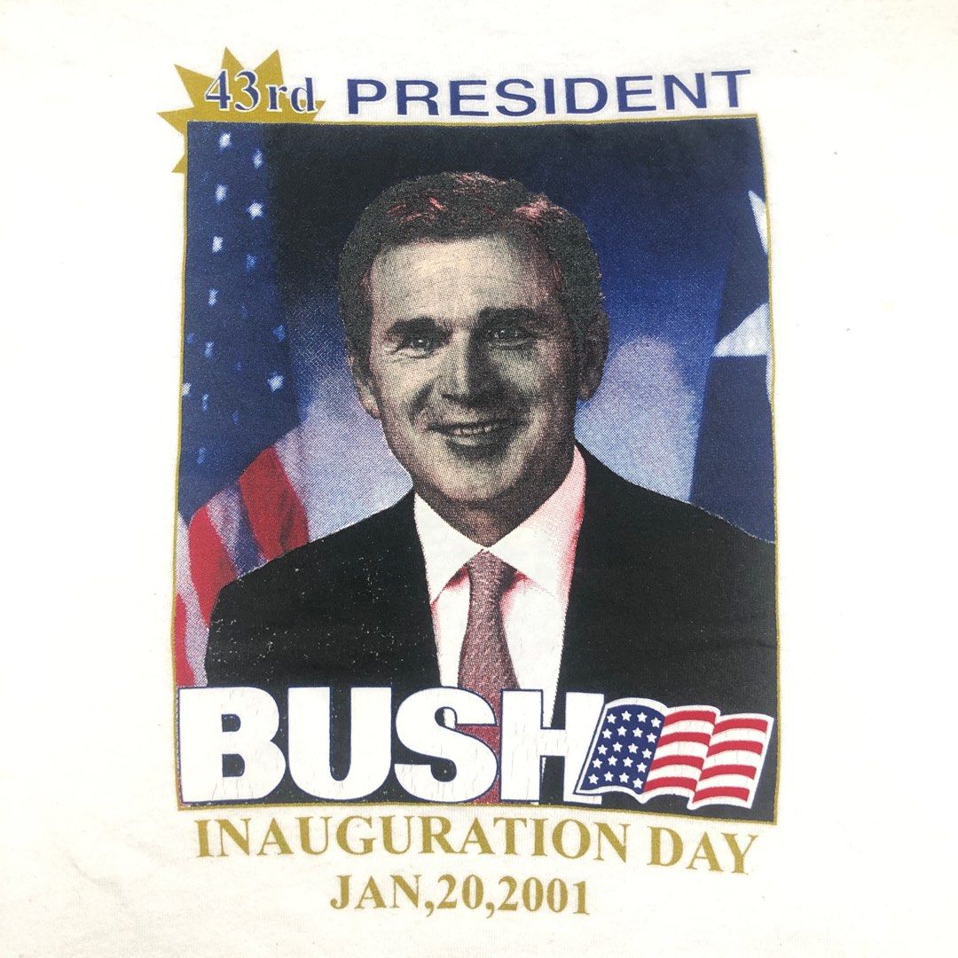 Vintage George Bush USA President Prime Minister 90s Tshirt, Men's