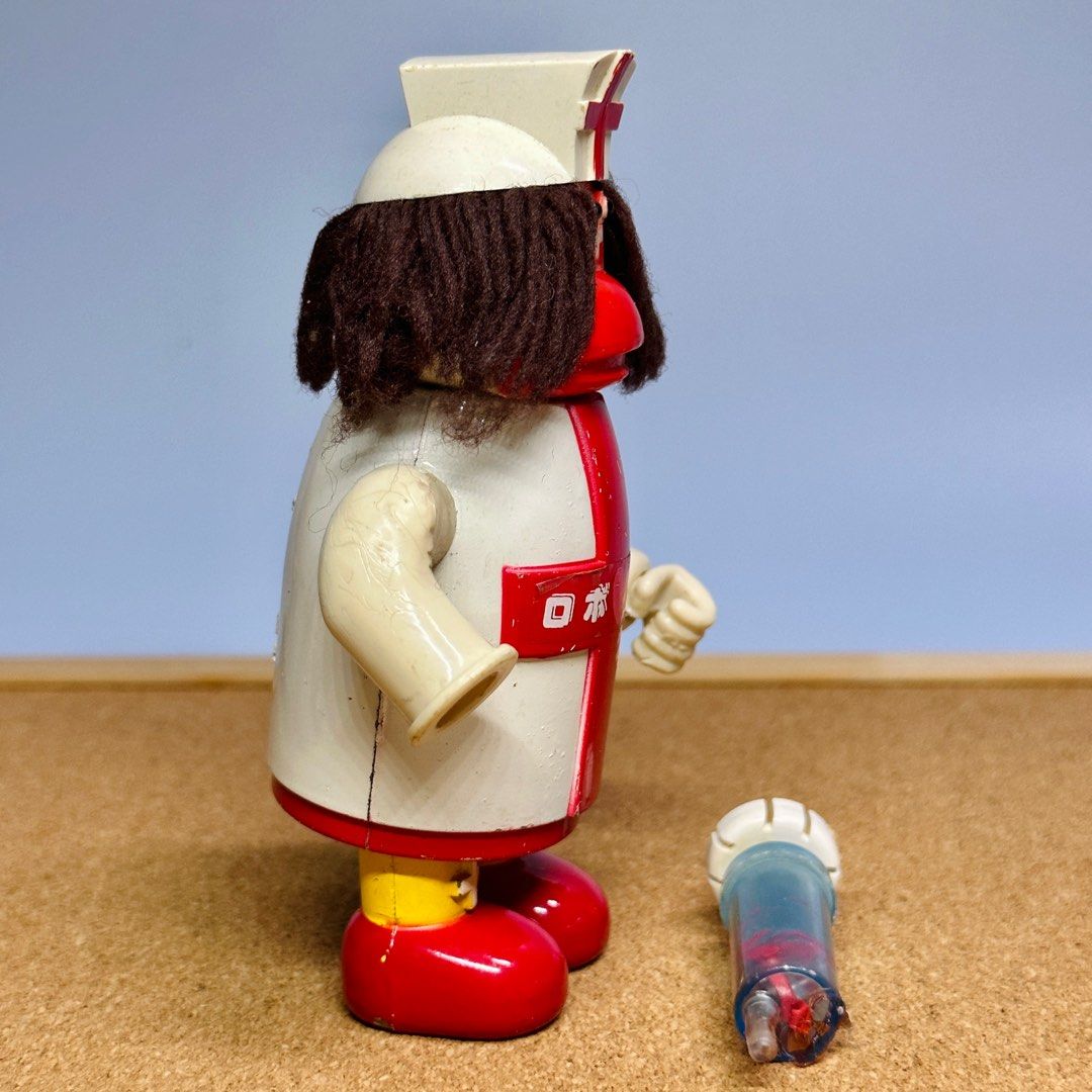 Vintage 1970s Popy Chogokin Robocon Nurse Robopecha Diecast 11.5cm (as ...