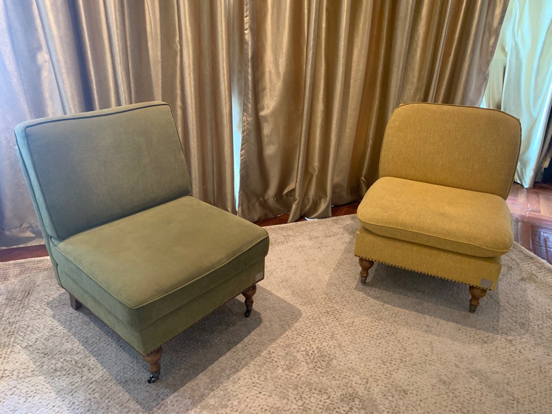 Vintage Victoria and Beckham English Armchair, Furniture & Home Living