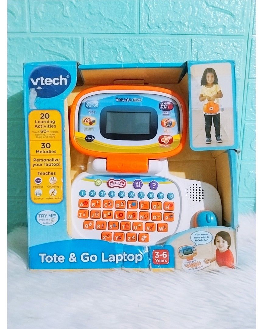 VTech Tote and Go Laptop is Customizable and Includes 20