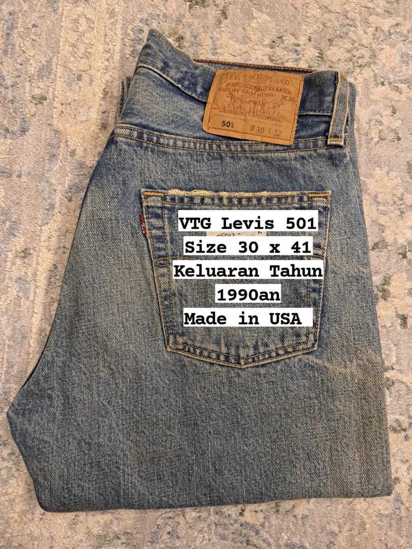 Levis sales 501 size
