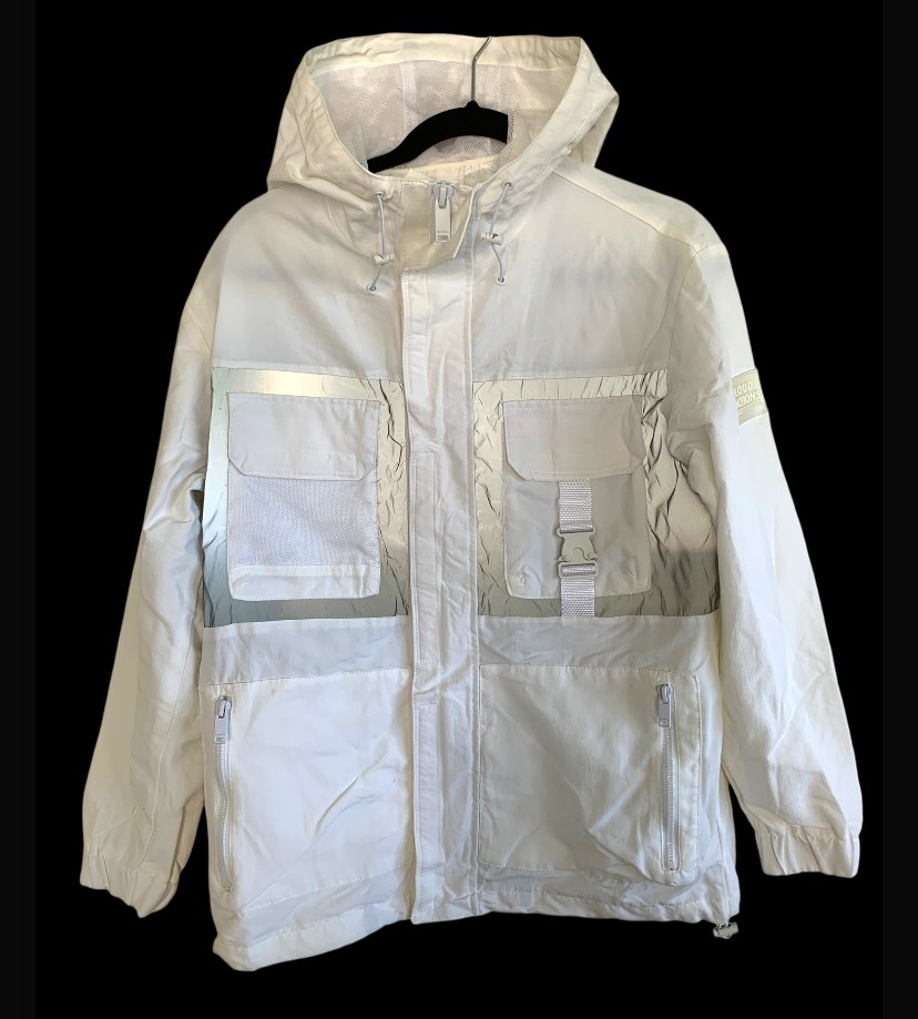 White Rain Jacket, Men's Fashion, Coats, Jackets and Outerwear on Carousell