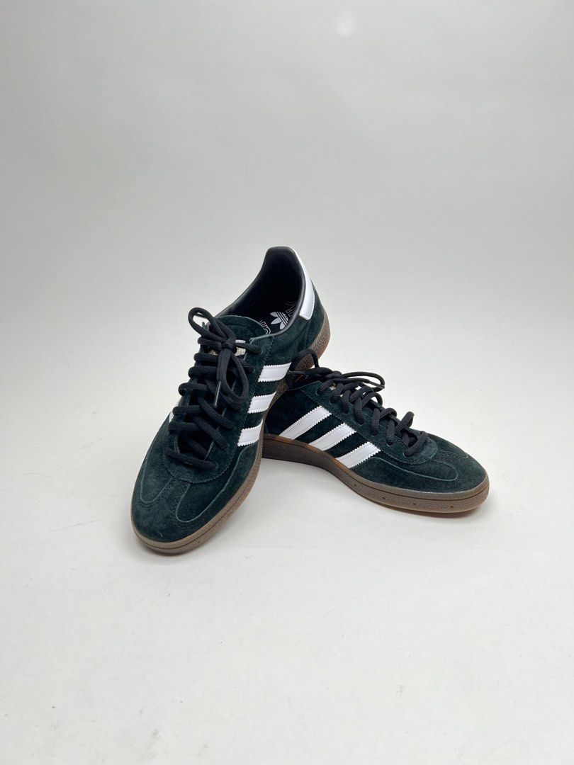 Adidas originals handball spzl trainers black with gum sole online