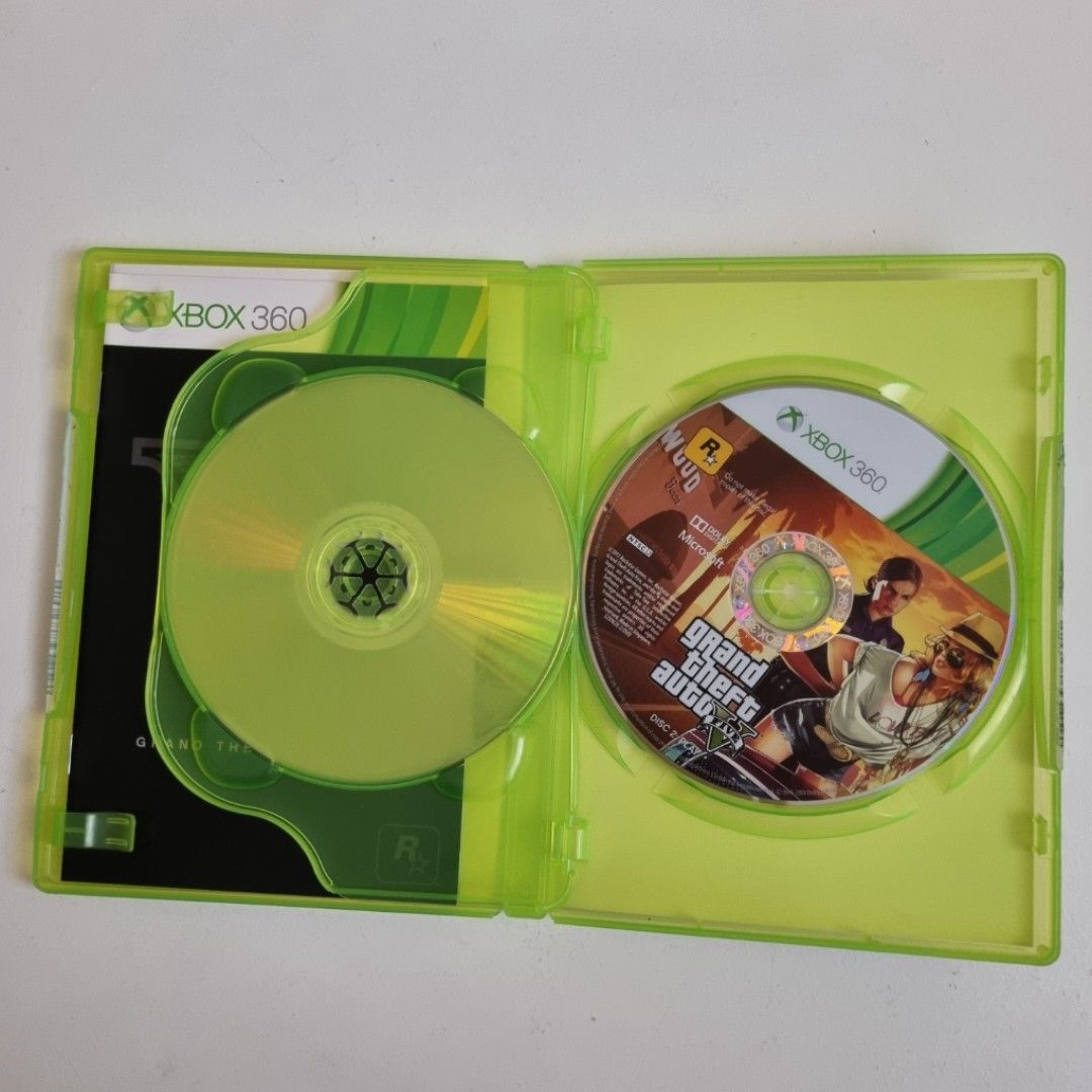 Grand Theft Auto V Xbox 360 GTA 5 Disc 2 Play Only Tested