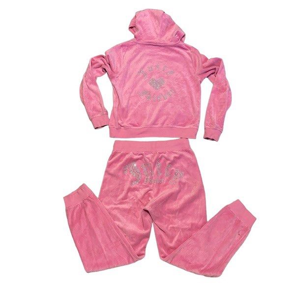 Juicy Couture, Pants & Jumpsuits, Juicy Couture Pink Tracksuit Set