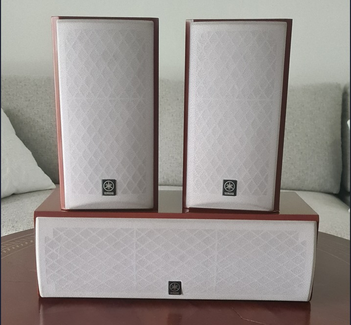 Yamaha Bookshelf Speakers and Center Channel Speaker, Audio, Soundbars
