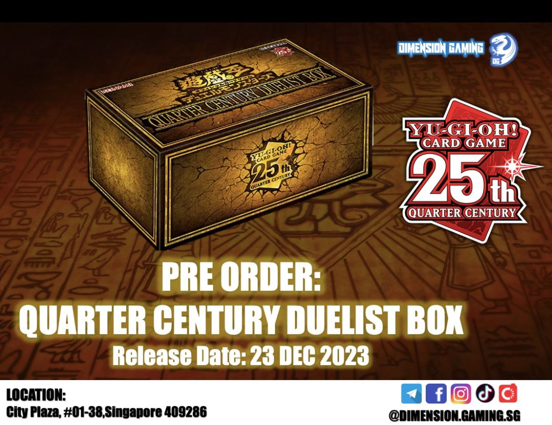 Yu Gi Oh Quarter Century Duelist Box