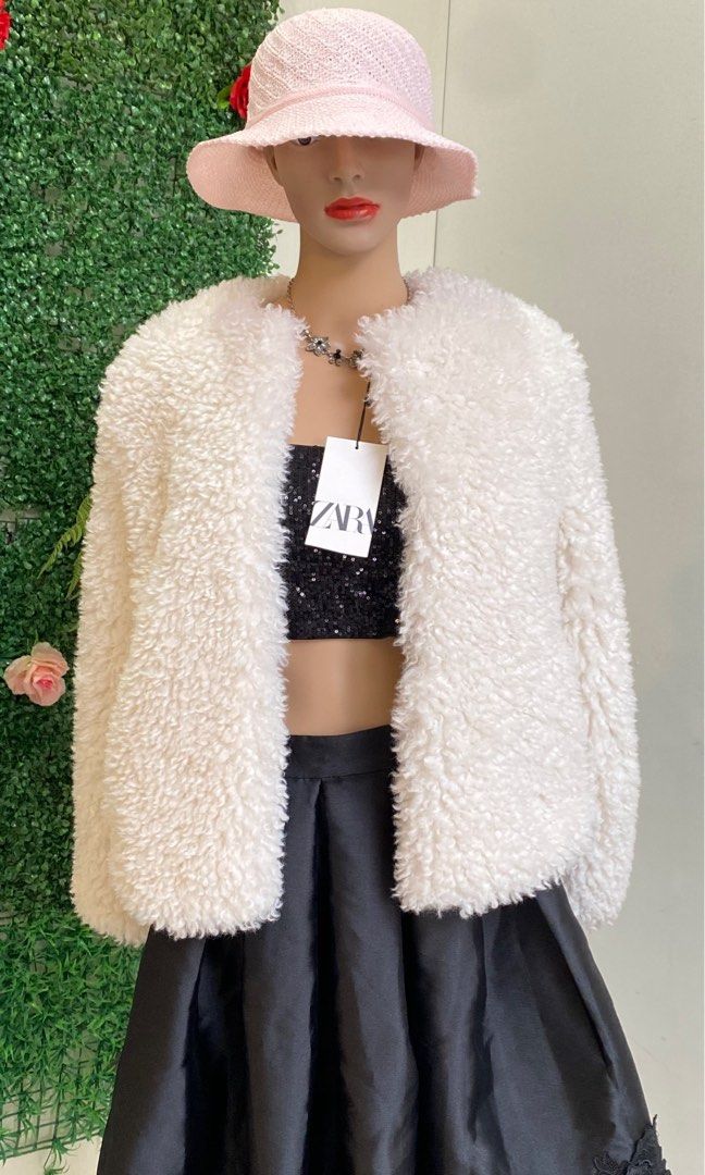 Soft faux fur jacket 2025 zara