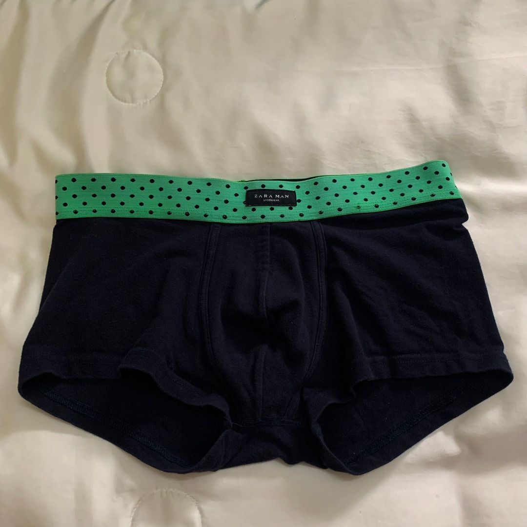 Zara underwear (boxer / trunk), fit M size, Men's Fashion, Bottoms, New  Underwear on Carousell