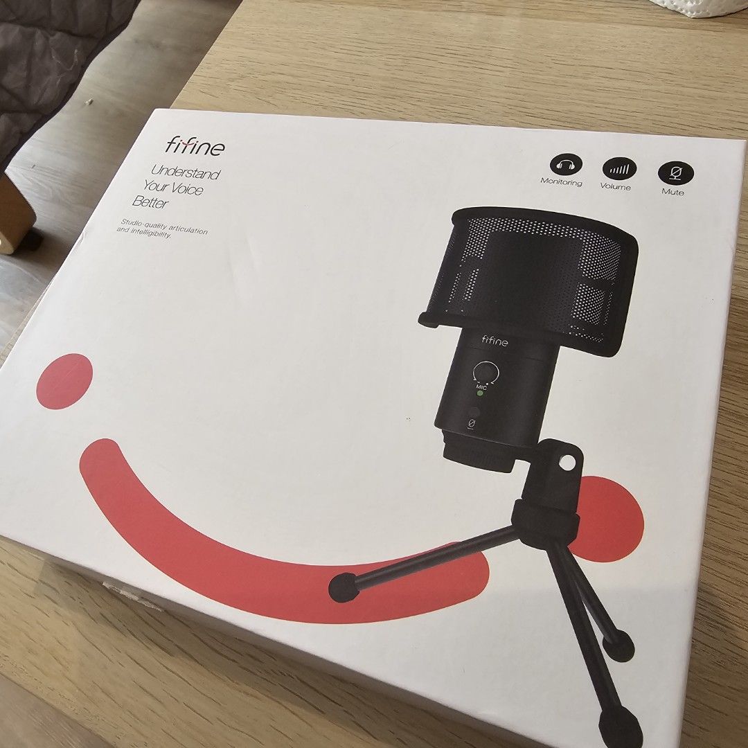 FIFINE K683A USB USB-C Microphone (with FREE Stand!), Audio ...