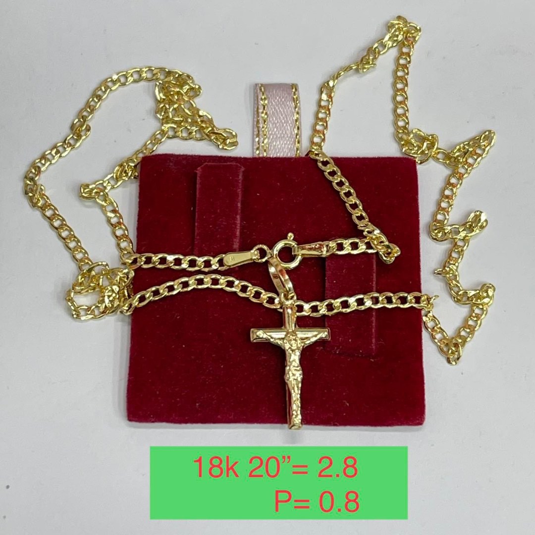 18K Gold nEcklace 20 inches, Women's Fashion, Jewelry & Organizers