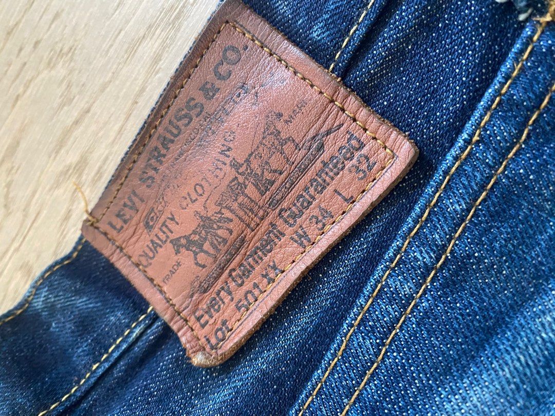 古著1979年LEVI'S 501xx Big E W34, 男裝, 褲＆半截裙, 牛仔褲- Carousell