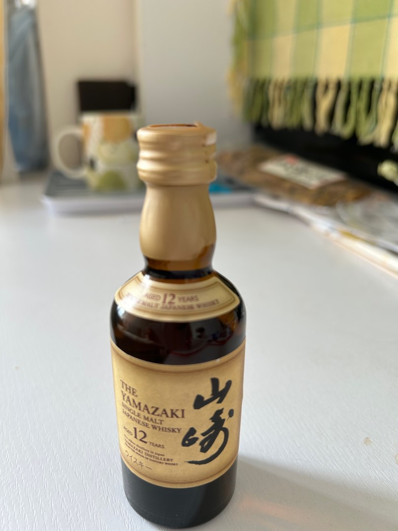 日本50ml山崎12年威士忌whisky 酒辦非余市竹鶴白州響宮城峽, 嘢食& 嘢