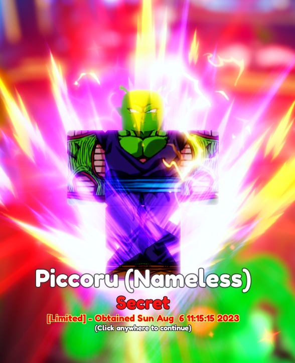 Piccoru (Nameless) - Piccolo (Nameless), Anime Adventures Wiki