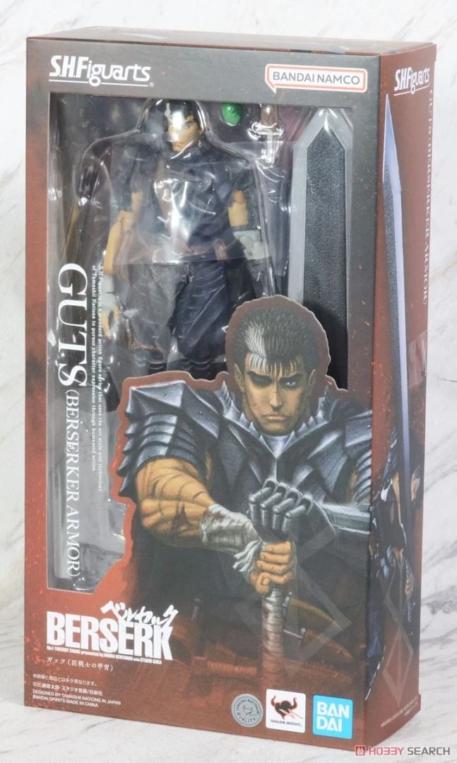 日版 S.H.Figuarts GUTS BERSERKER ARMOR SHF 烙印戰士 格斯 劍風傳奇 Berserk, 興趣及遊戲 ...