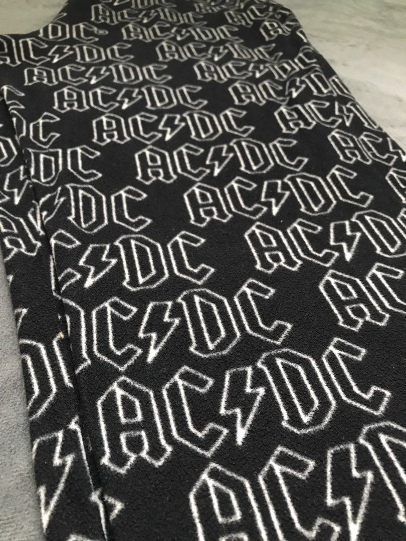 AC DC PAJAMA PANTS, Men's Fashion, Bottoms, Sleep and Loungewear on ...