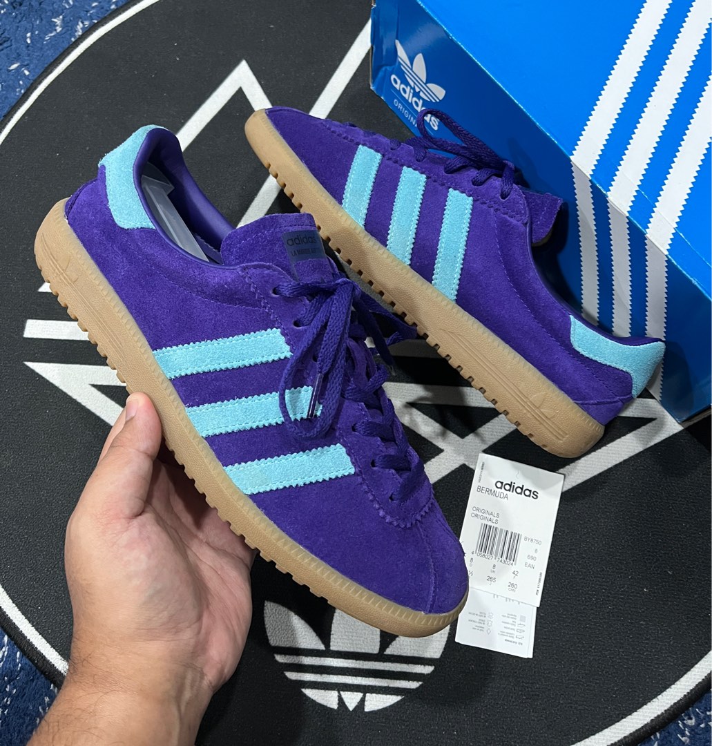 Adidas bermuda purple and blue clearance