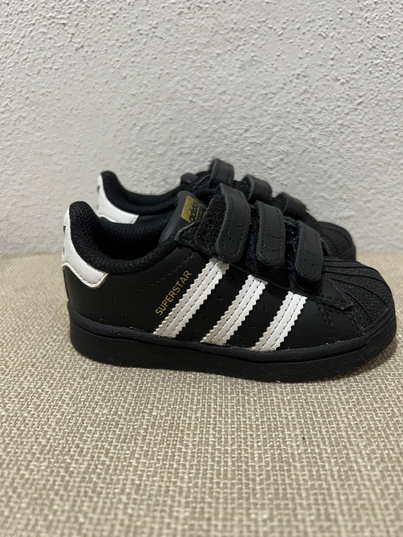 Adidas originals online superstar infant black