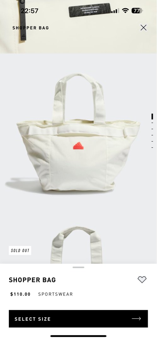 Adidas shopper sale bag ladies
