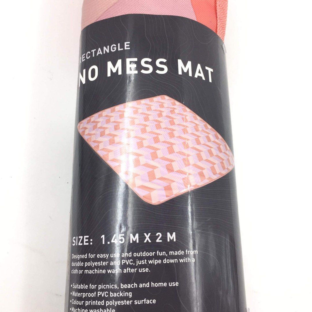 ADVENTURIDGE Rectangle No Mess Outdoor Travel Mat, Sports Equipment ...