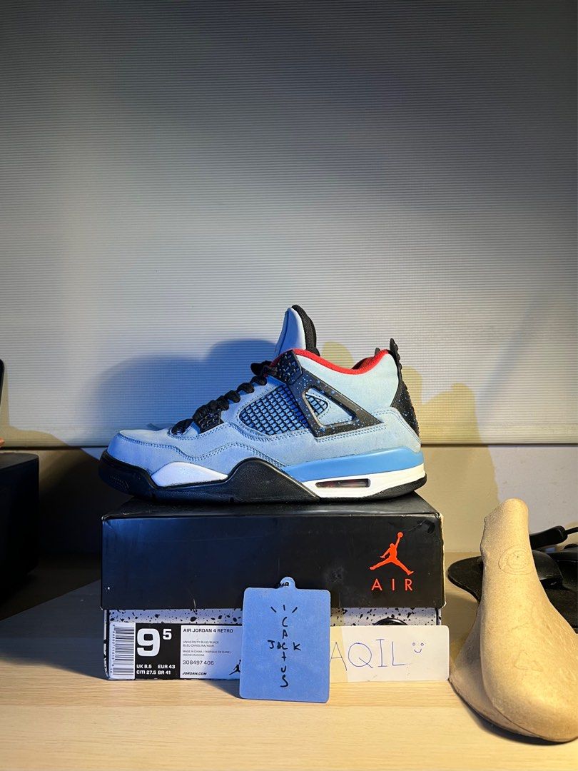 Air Jordan 4 Travis Scott Men s Fashion Footwear Sneakers on
