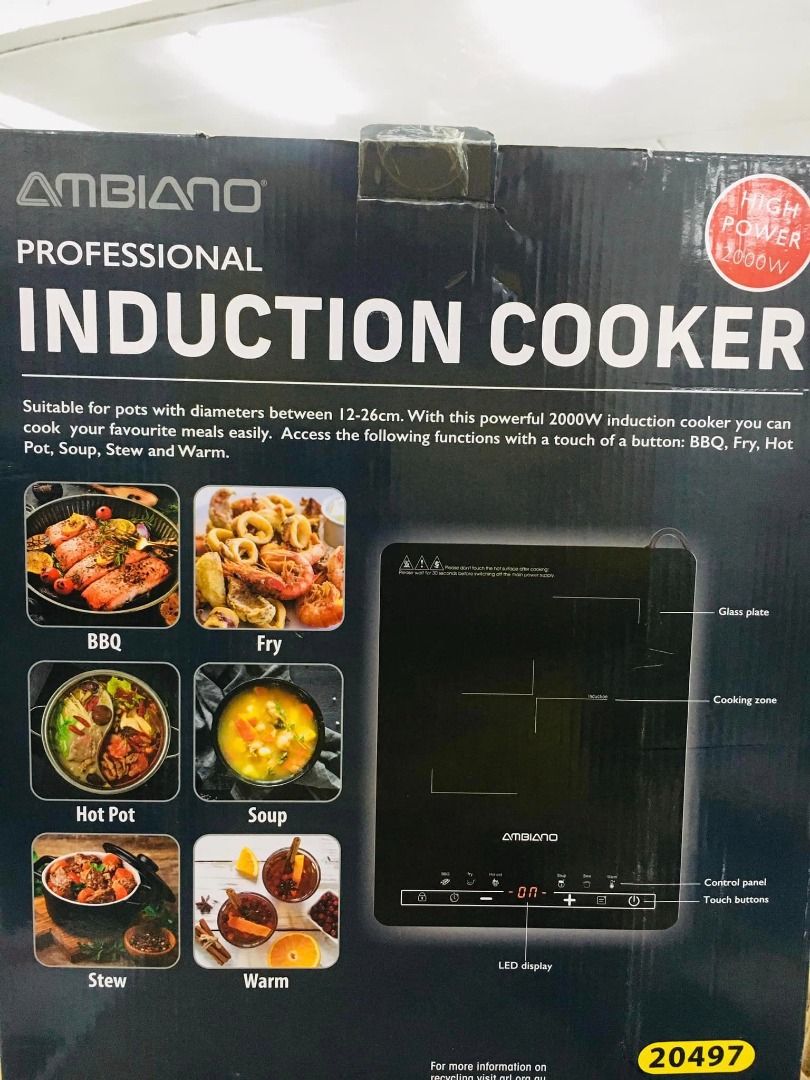 ambiano induction cooker, TV & Home Appliances, Kitchen Appliances