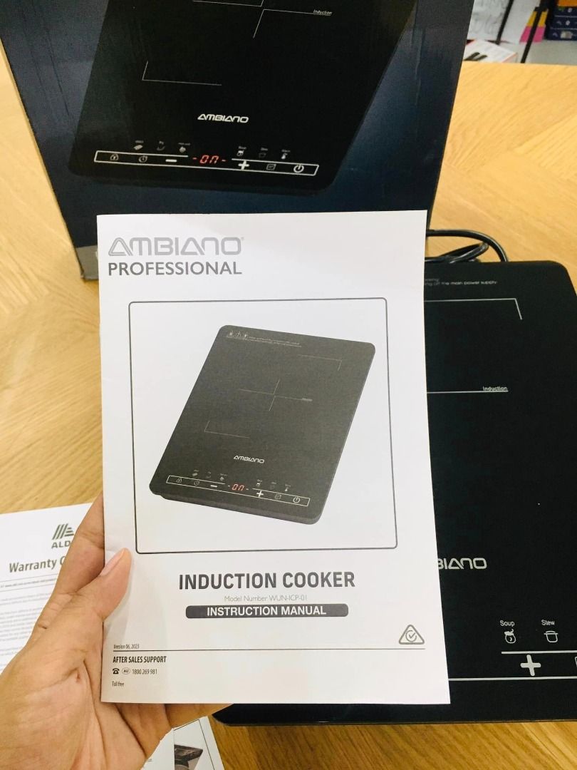 ambiano induction cooker, TV & Home Appliances, Kitchen Appliances