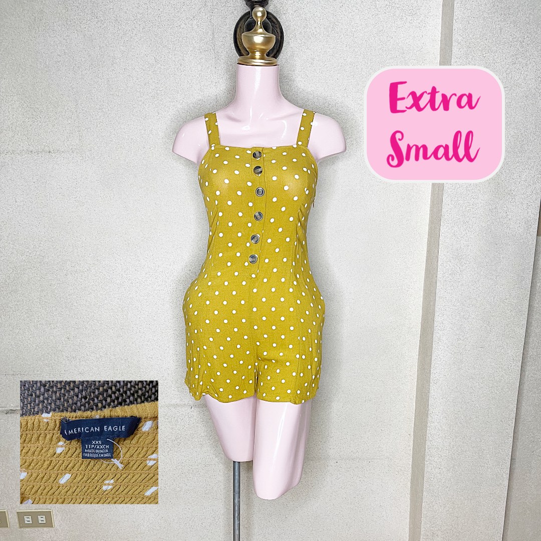 American eagle yellow 2024 jumpsuit