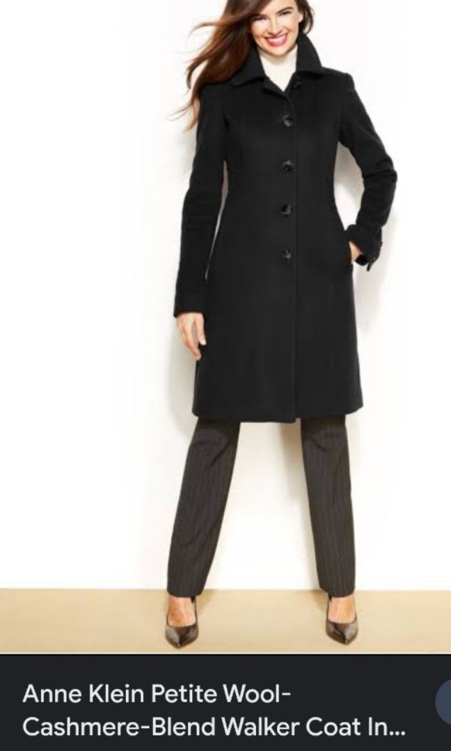 Anne klein petite on sale wool coat