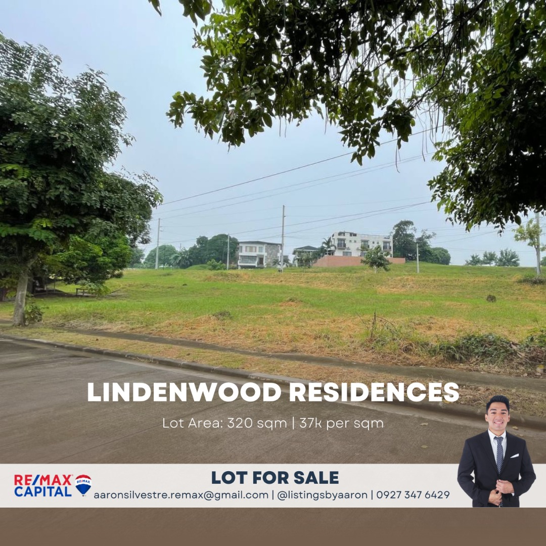 ASE FOR SALE 320 sqm Residential Lot in Lindenwood Residences